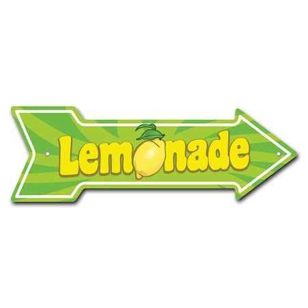 Lemonade Arrow Decal Funny Home Decor 30in Wide